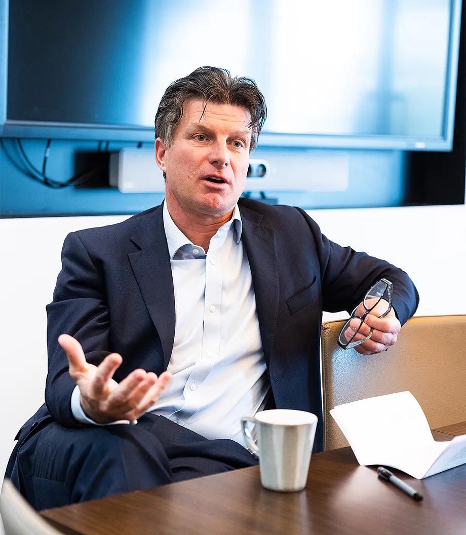 Patrick Thomson is the CEO of JP Morgan Asset Management for the EMEA region.