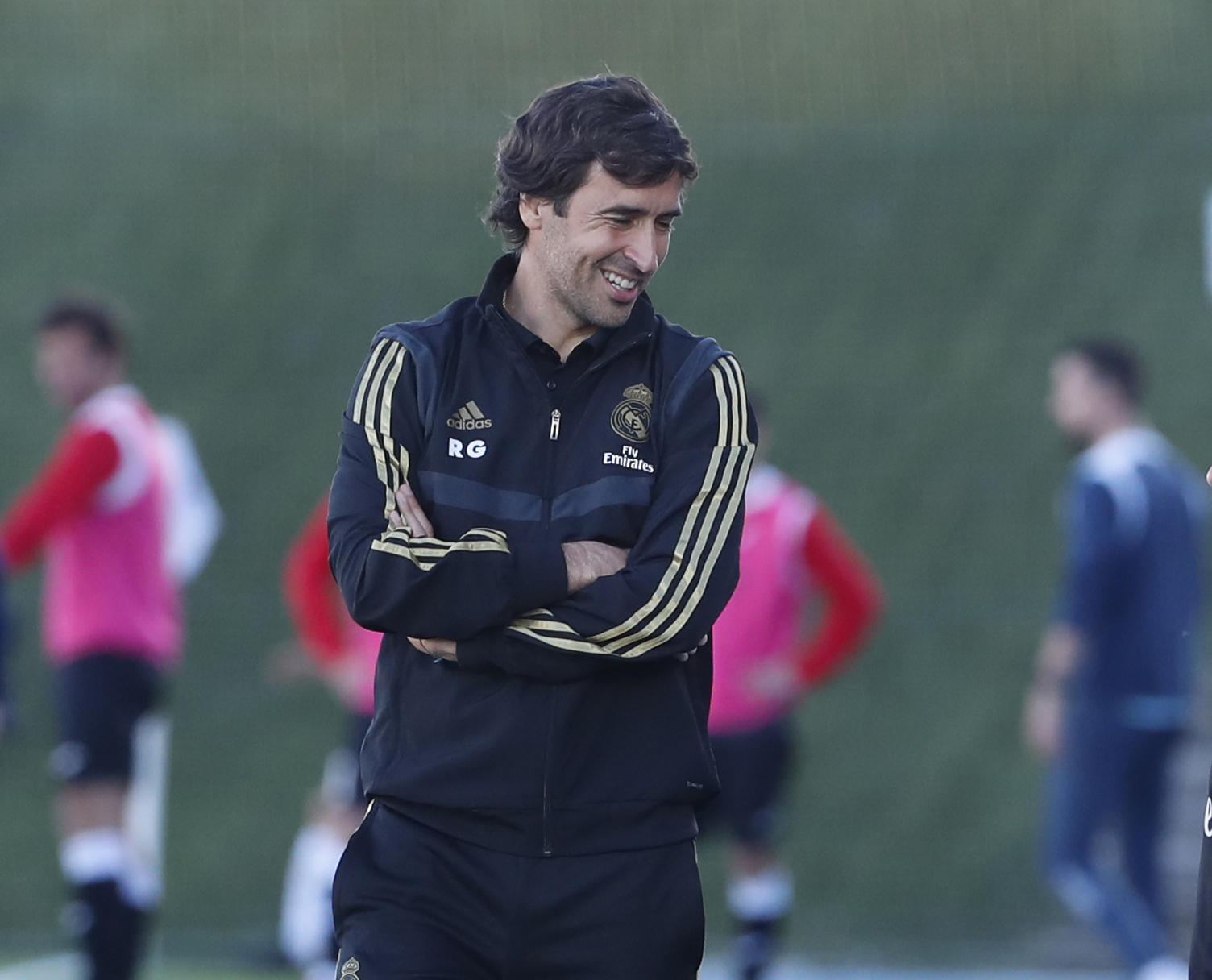 Ra�l during a training session.