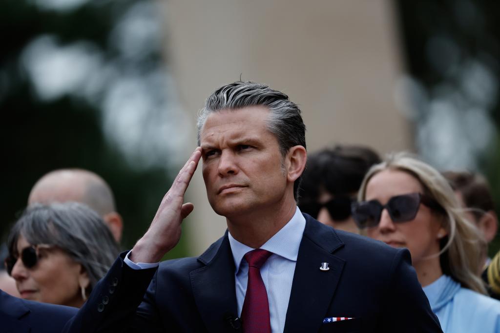 U.S. Defense Secretary Pete Hegseth.