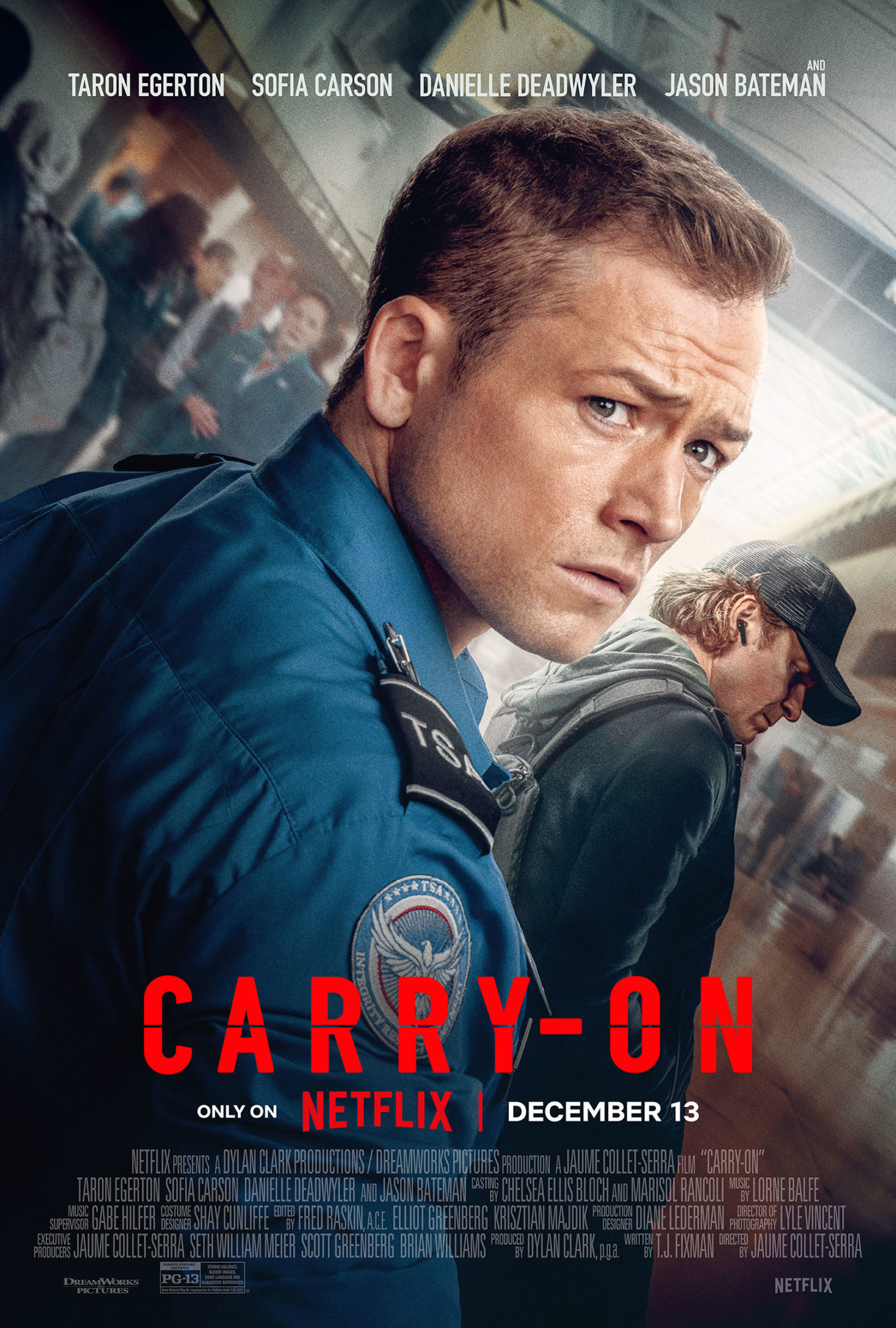Poster for the movie 'Carry-on'.