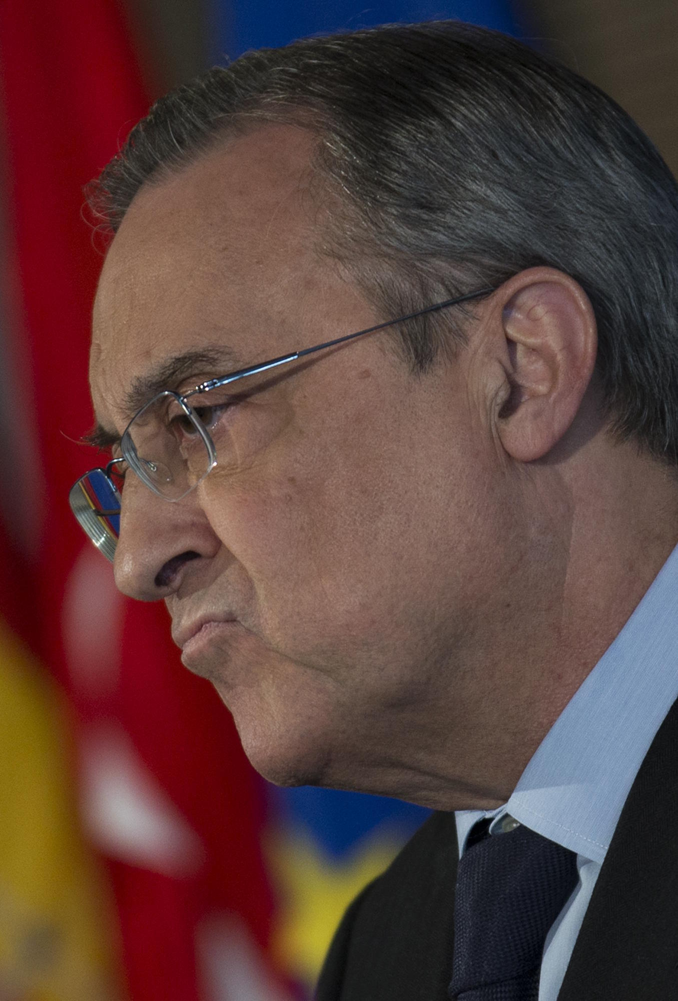 Real Madrid's President Florentino Perez.