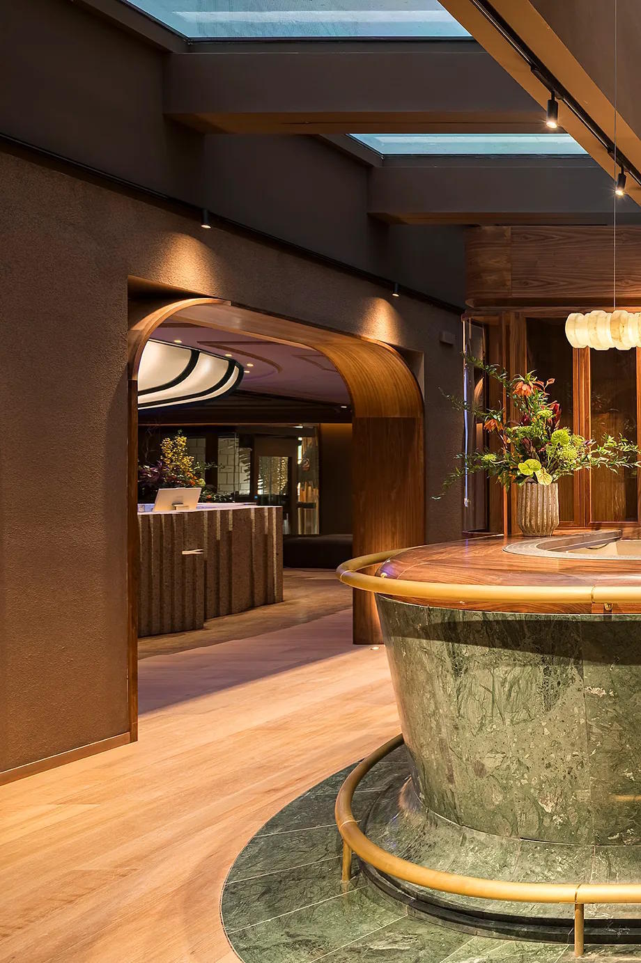 Detail of the Dry Martini bar, next to the hotel lobby.