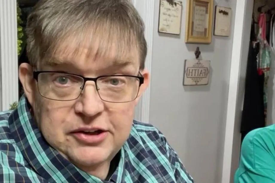 John Davis during a live stream.