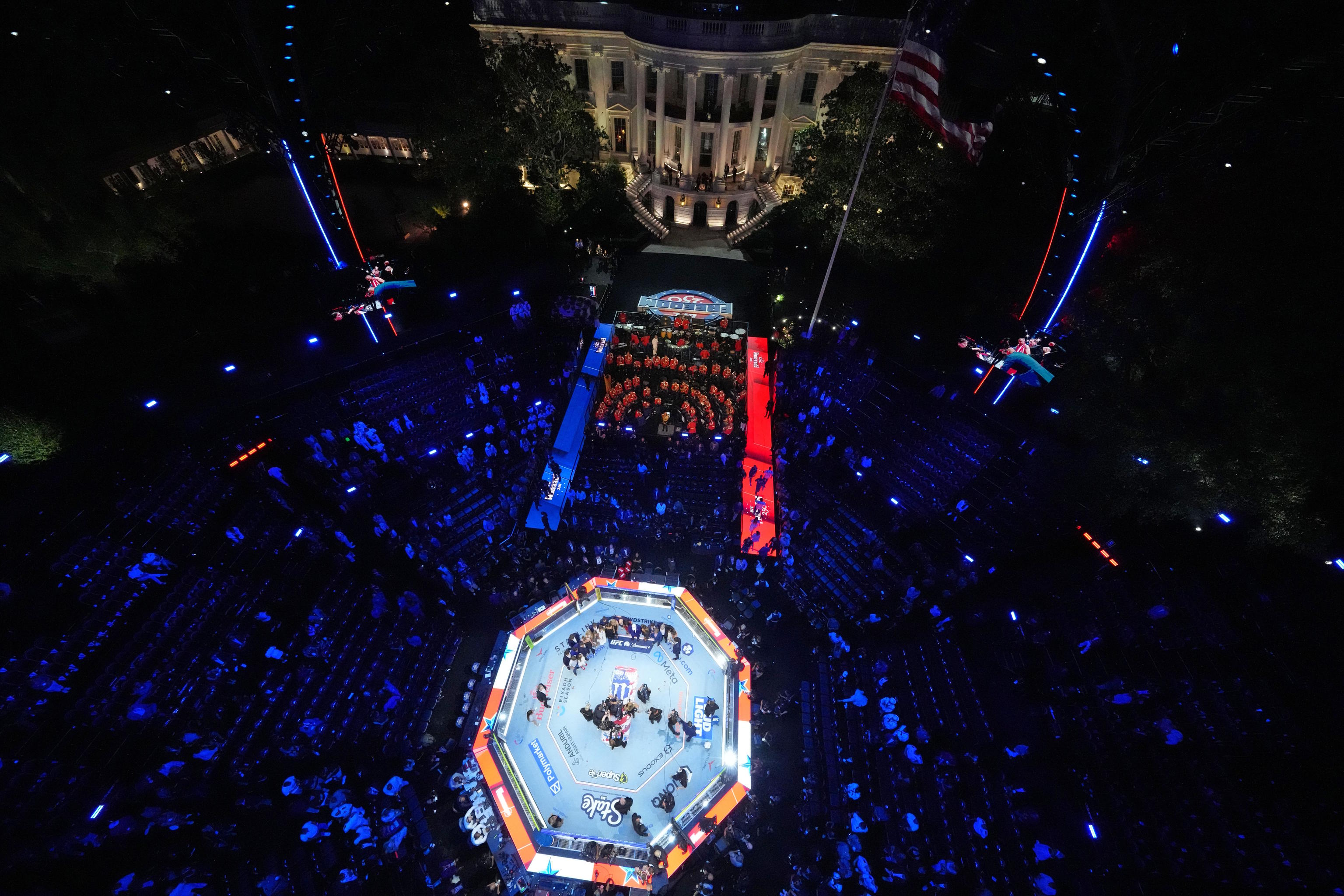 UFC Freedom 250 on the South Lawn of the White House.