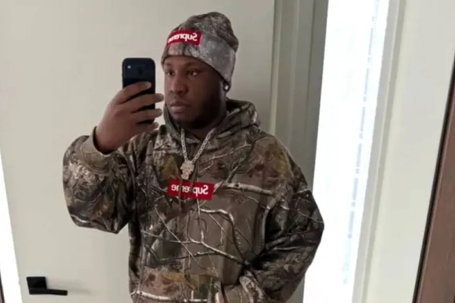 Tay Keith taking a selfie.