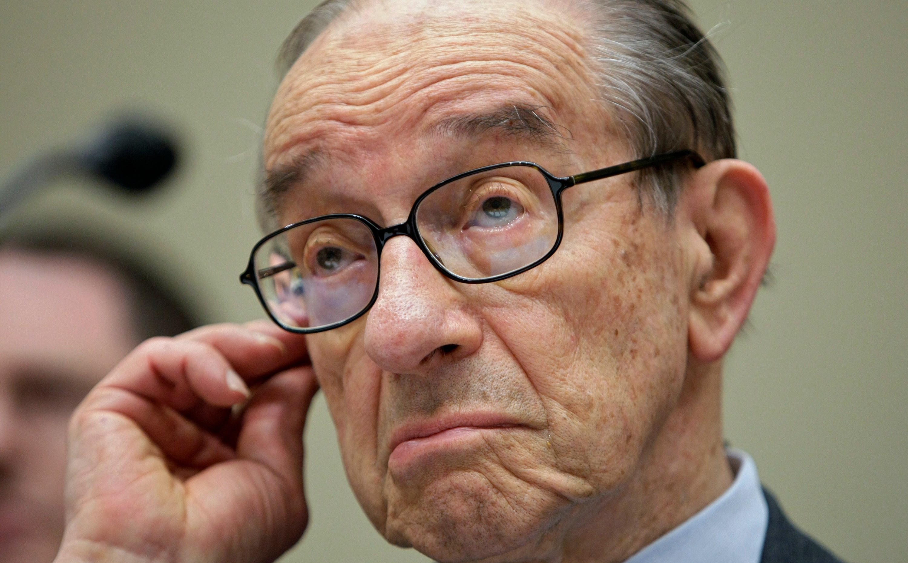 Former Federal Reserve Chairman Alan Greenspan.