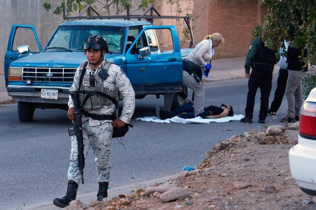A murder in Culiac�n, Mexico.