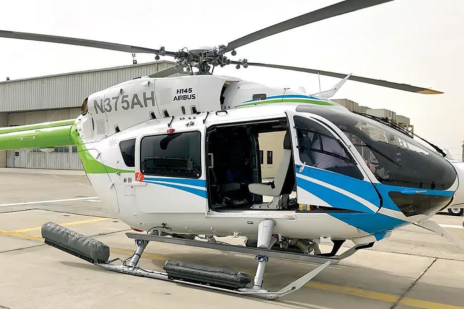 An 'Aramco' oil company helicopter, in a file photo.