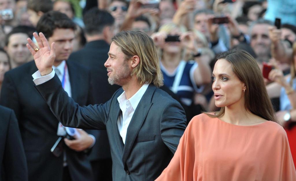 Brad Pitt and Angelina Jolie in 2011.