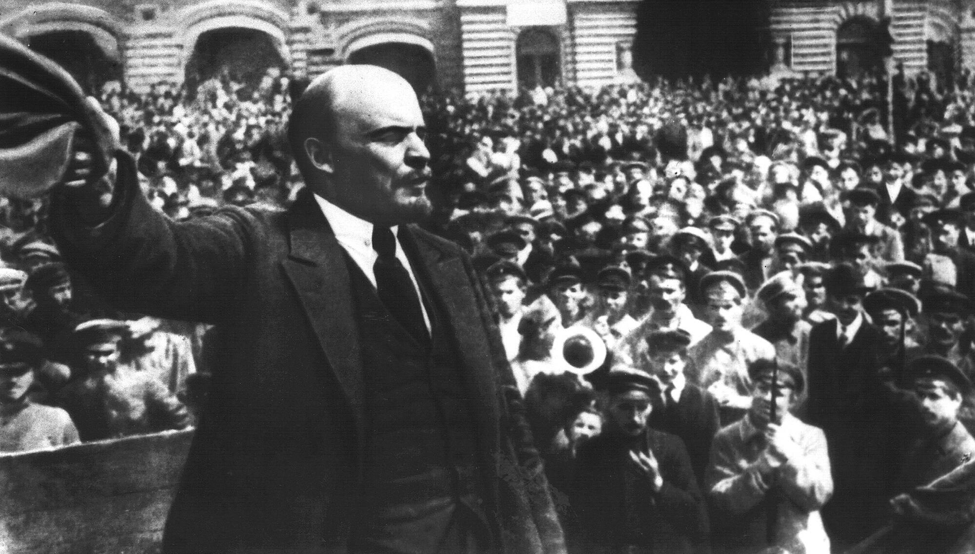 1919 archive photo of the founder of the Soviet Union, Vladimir Lenin.