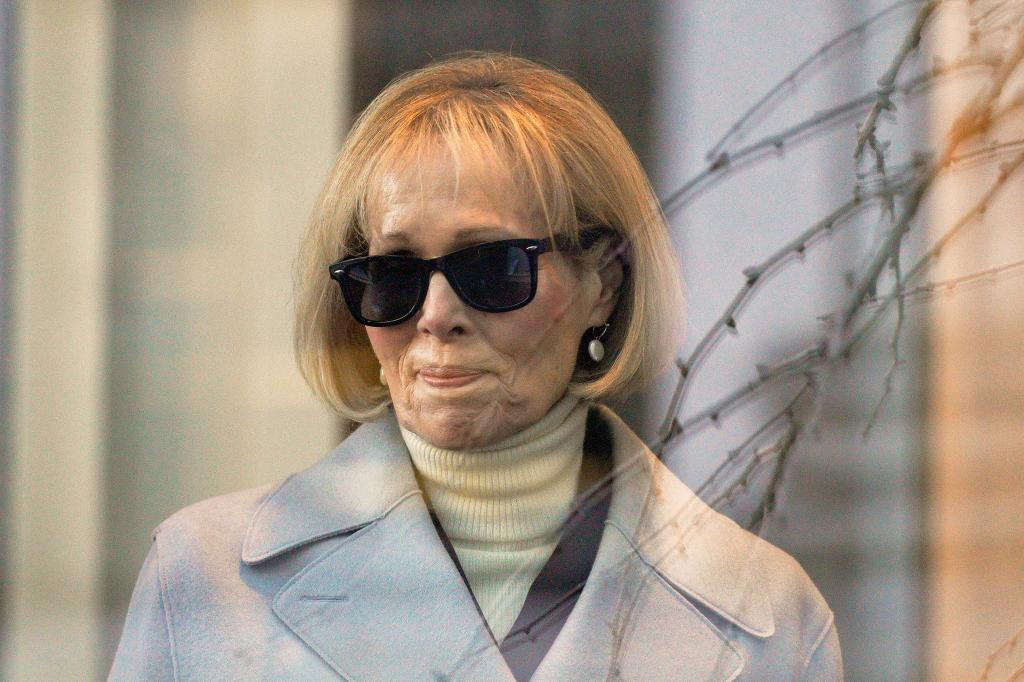 E. Jean Carroll arrives at Manhattan federal court.