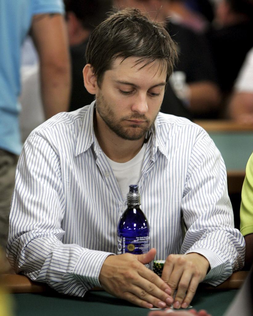 The American actor Tobey Maguire.