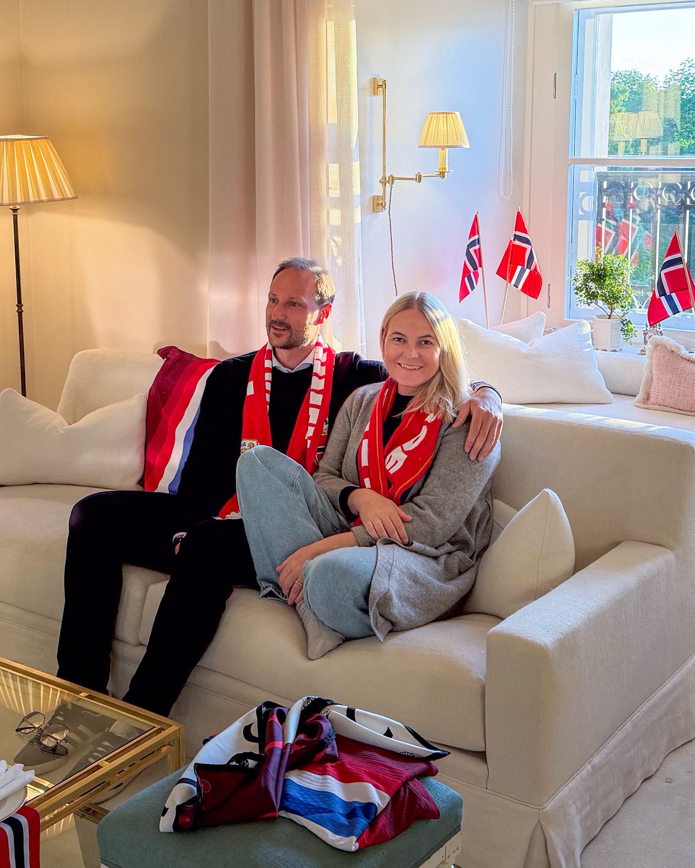Crown Princess Mette-Marit and Crown Prince Haakon.