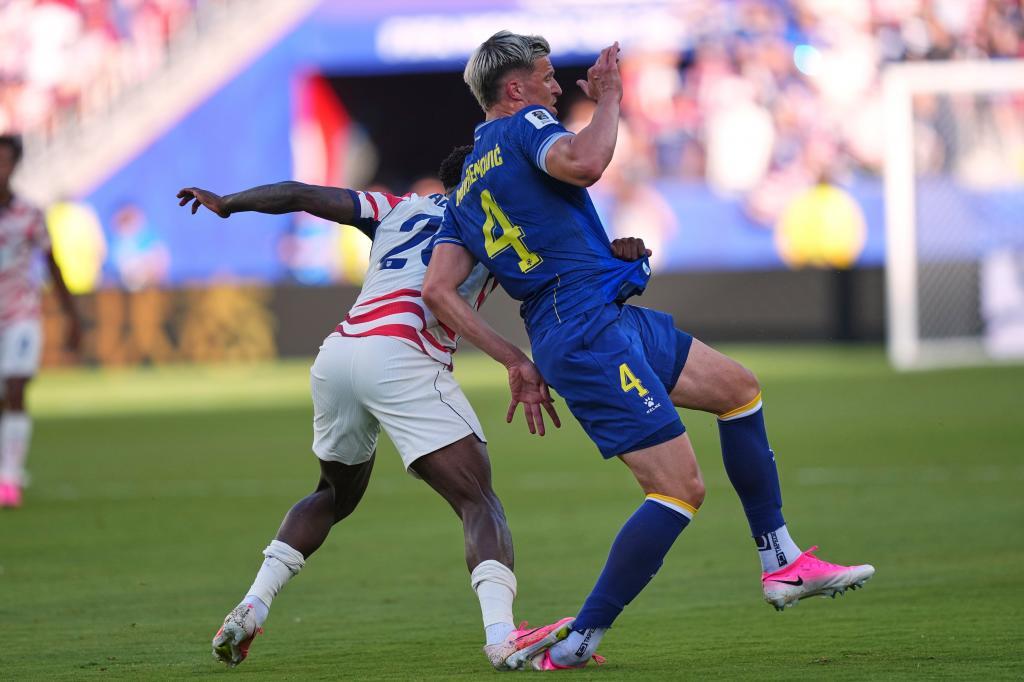 United States' Folarin Balogun.