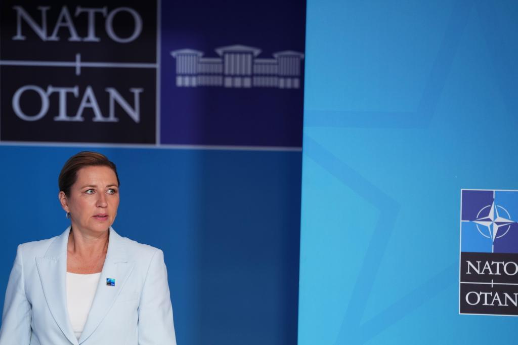 Denmark's Prime Minister Mette Frederiksen.