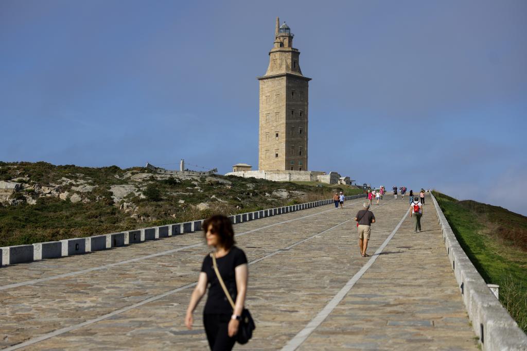 Torre de H�rcules in La Coru�a.