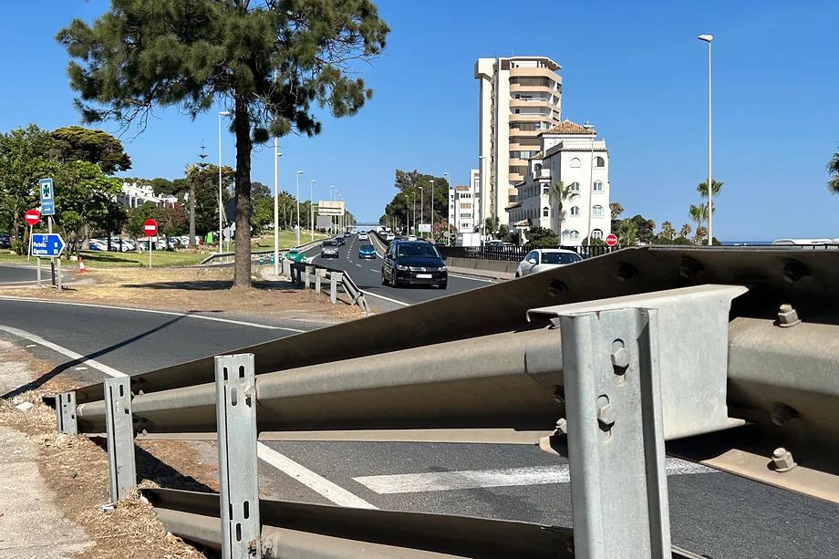 Intersection where the body of the young girl Nikoline was found.