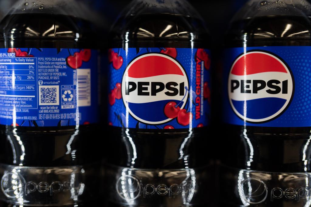 Bottles of Pepsi.