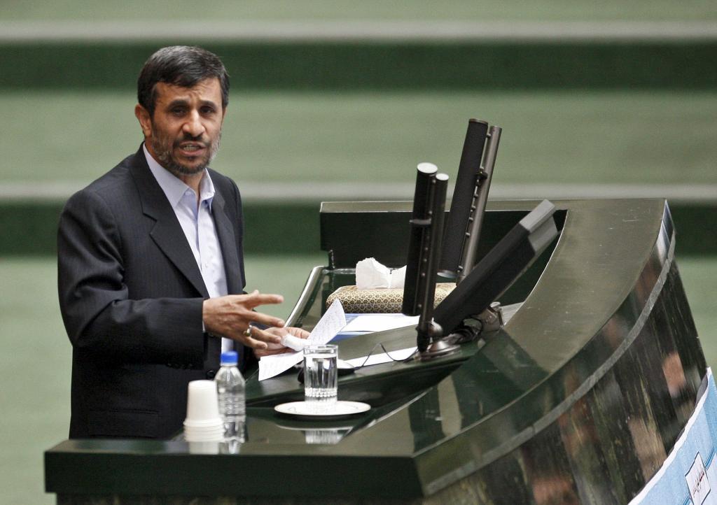 Former Iranian President Mahmoud Ahmadinejad in 2010.