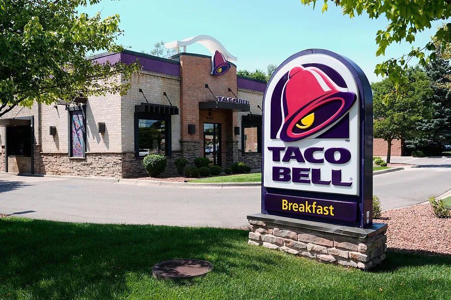 A Taco Bell restaurant in Michigan.