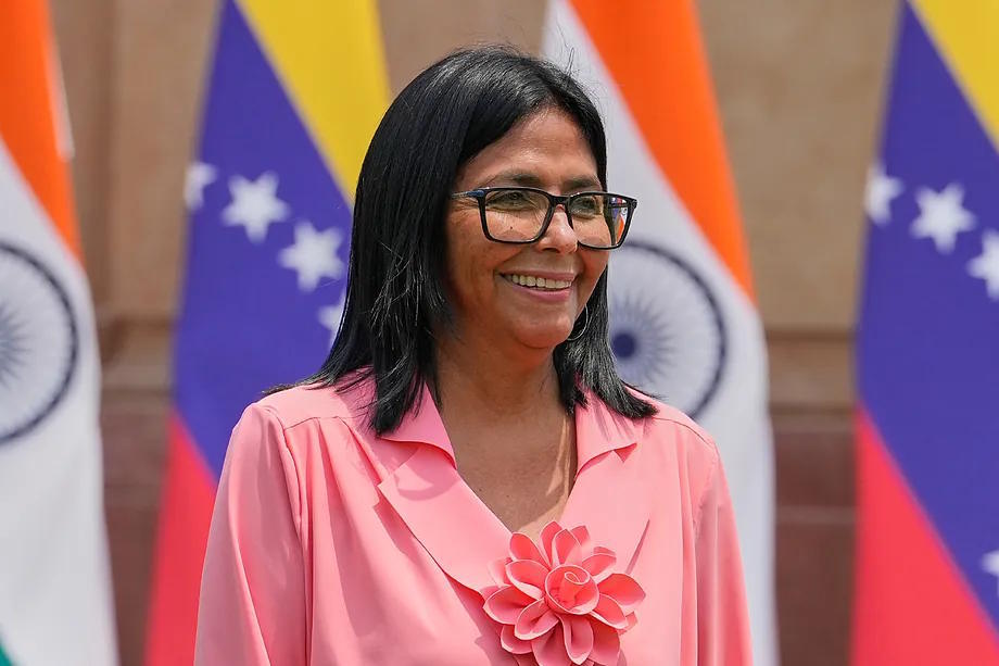 Acting President Delcy Rodr�guez.