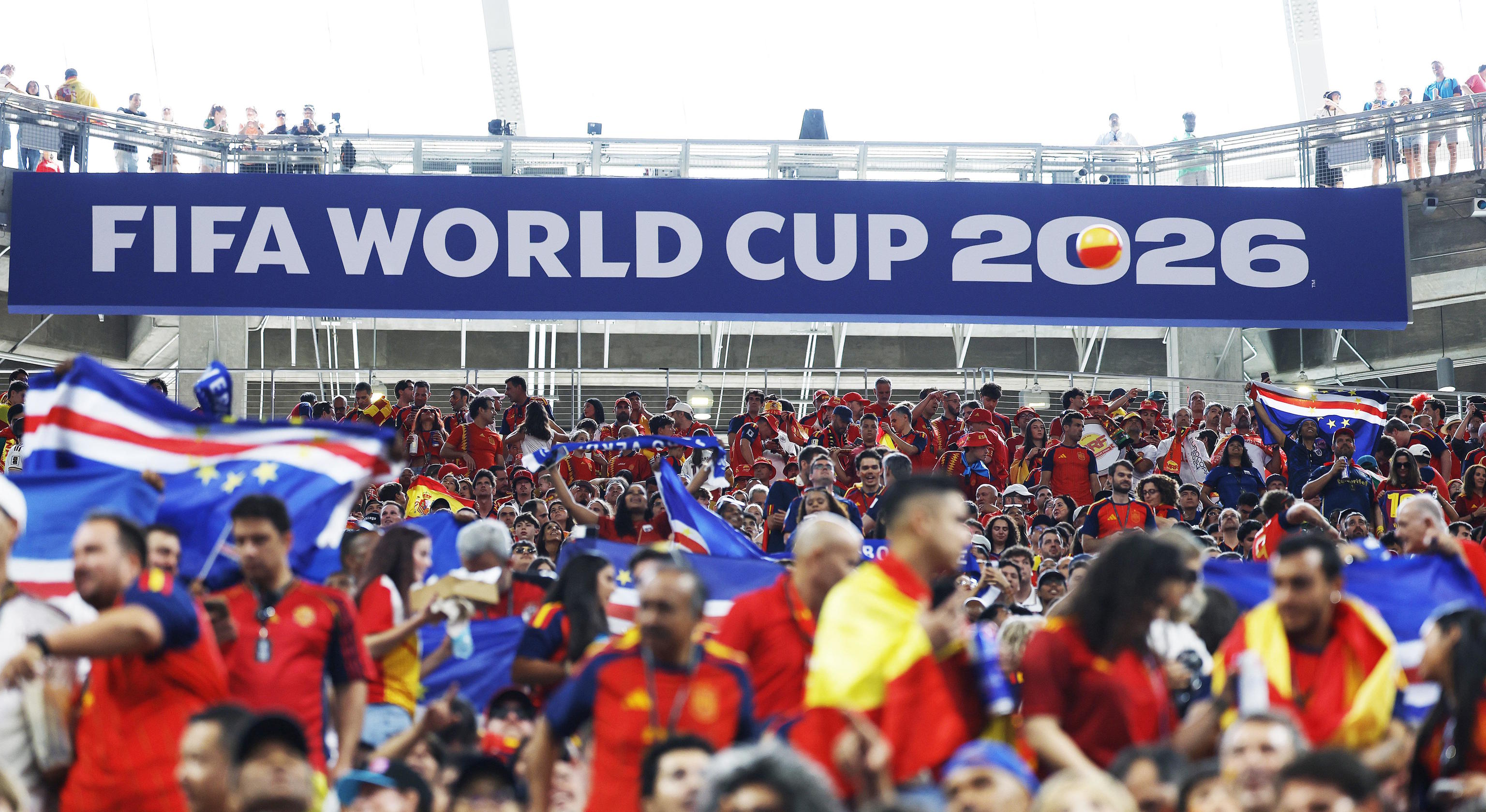Spanish fans.