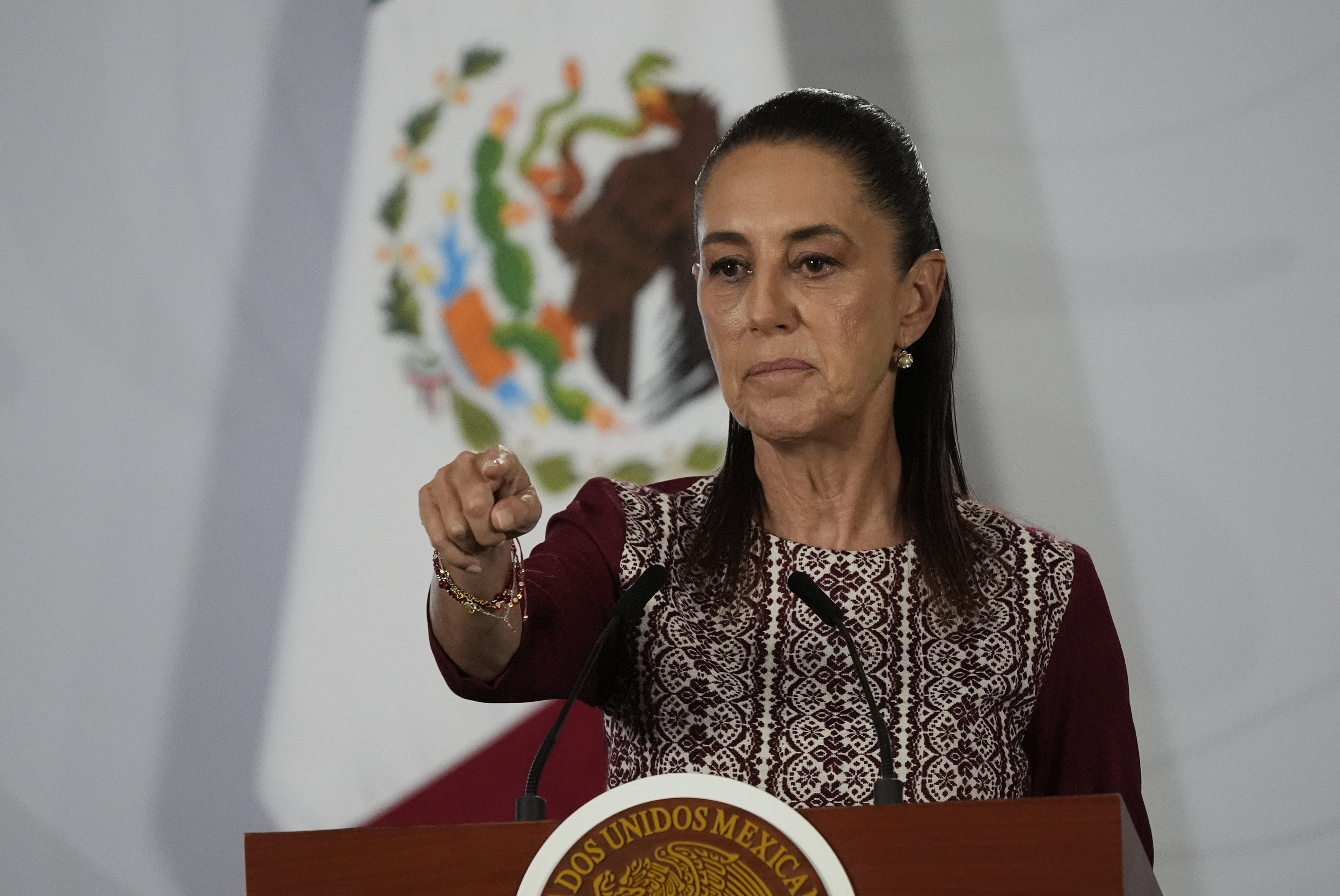 Mexican President Claudia Sheinbaum.