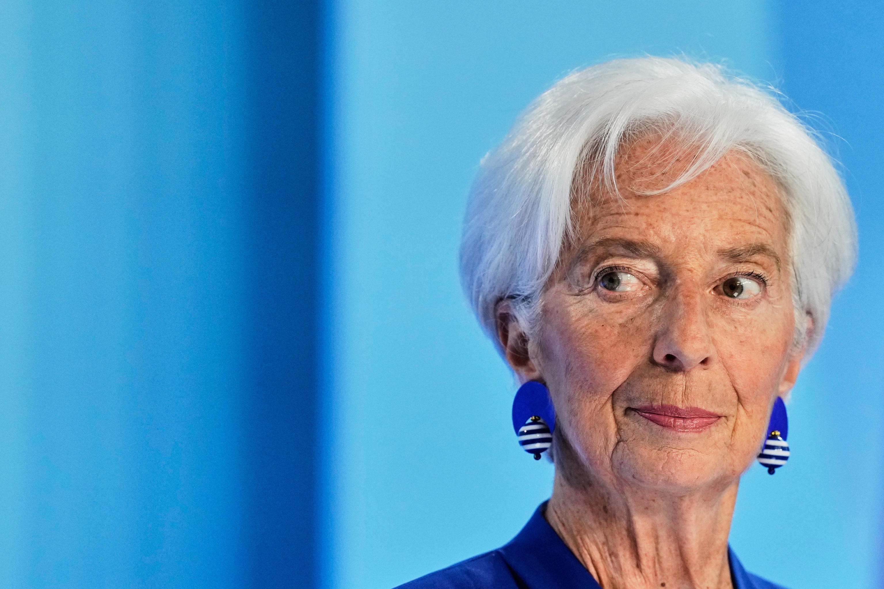 President of European Central Bank Christine Lagarde.