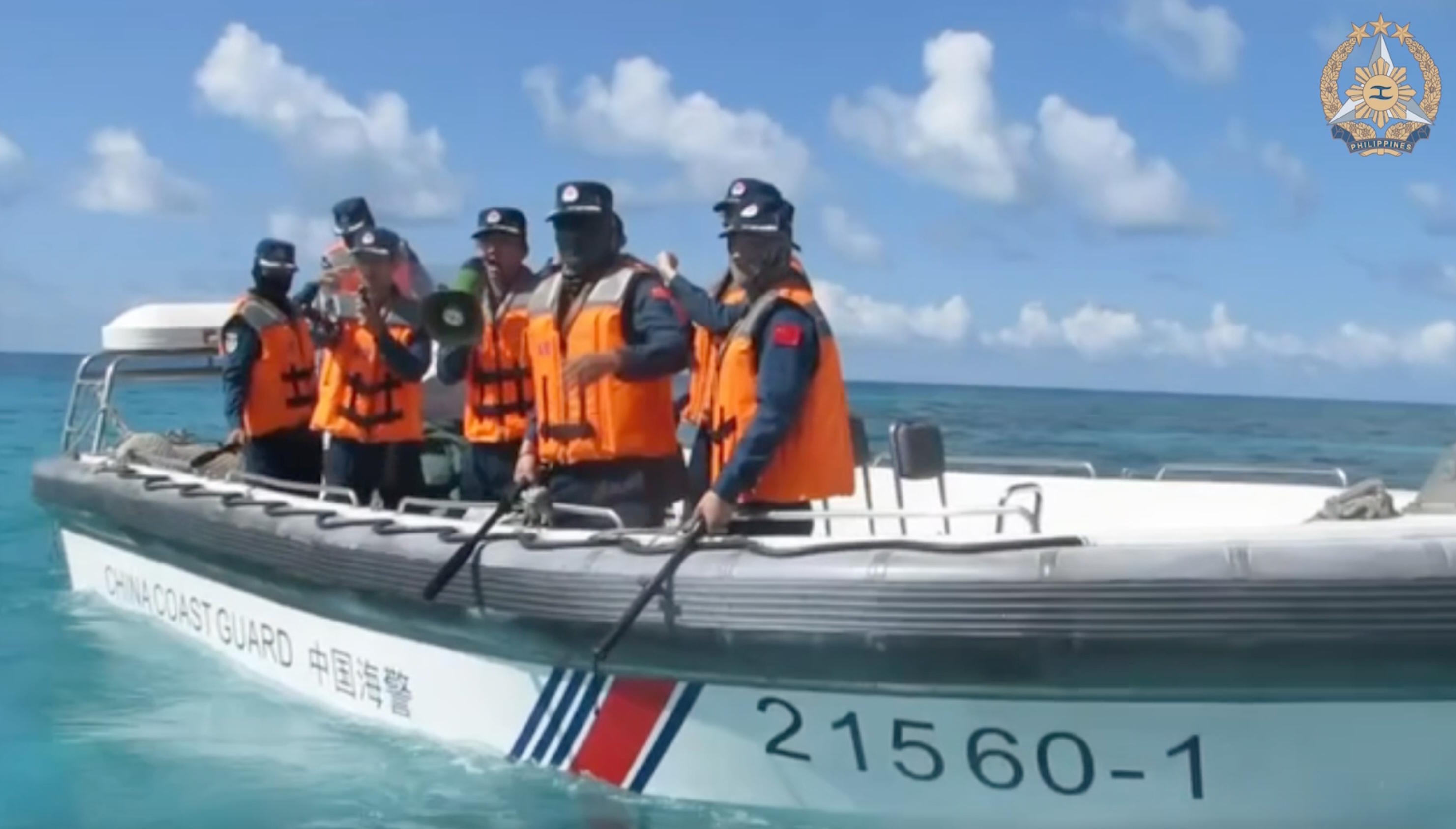 China Coast Guard personnel.
