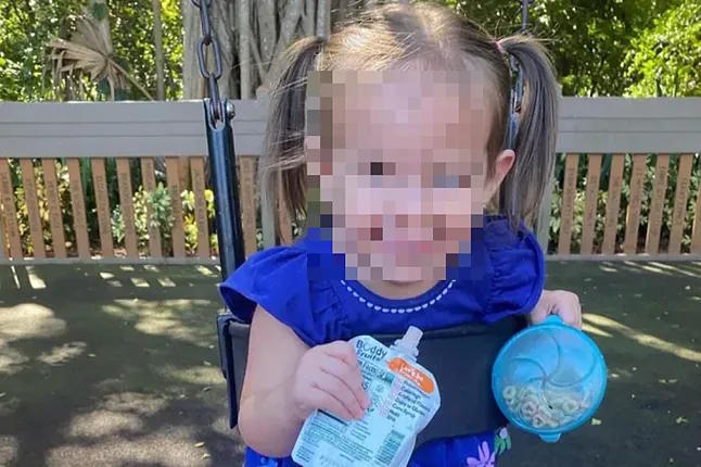 Briella Holmes, the deceased child in Florida.