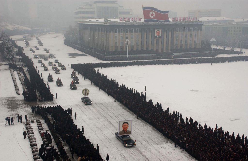 Funeral for the late North Korean leader, Kim Jong Il, in Pyongyang.