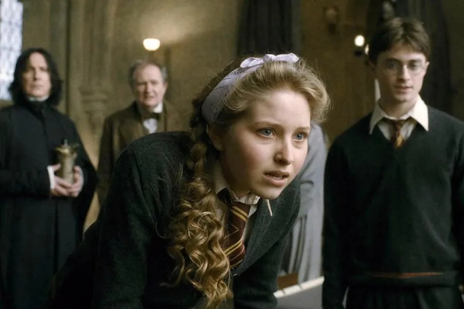 Lavender Brown, a character played by Jessie Cave in Harry Potter.