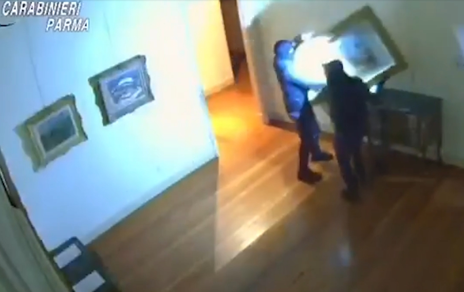 Theft of paintings by C�zanne, Matisse and Renoir in Parma