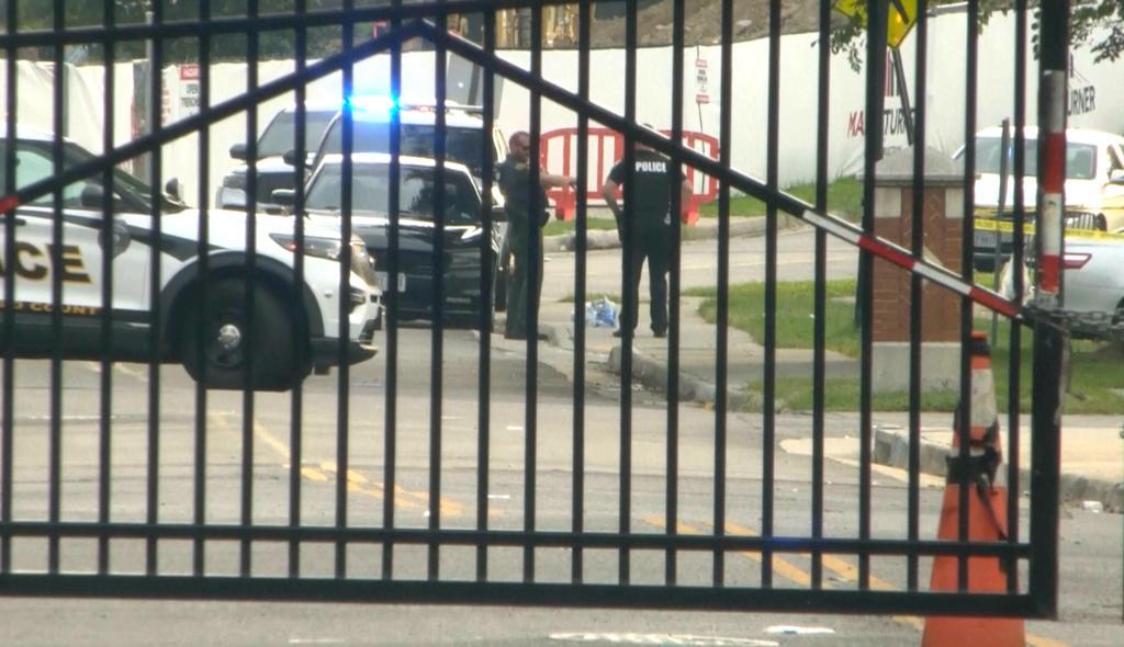 The police presence at Virginia State University in Petersburg