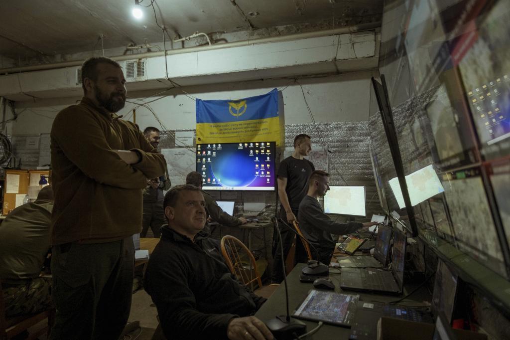 One of the Ukrainian command centers of the Dnipropetrovsk front