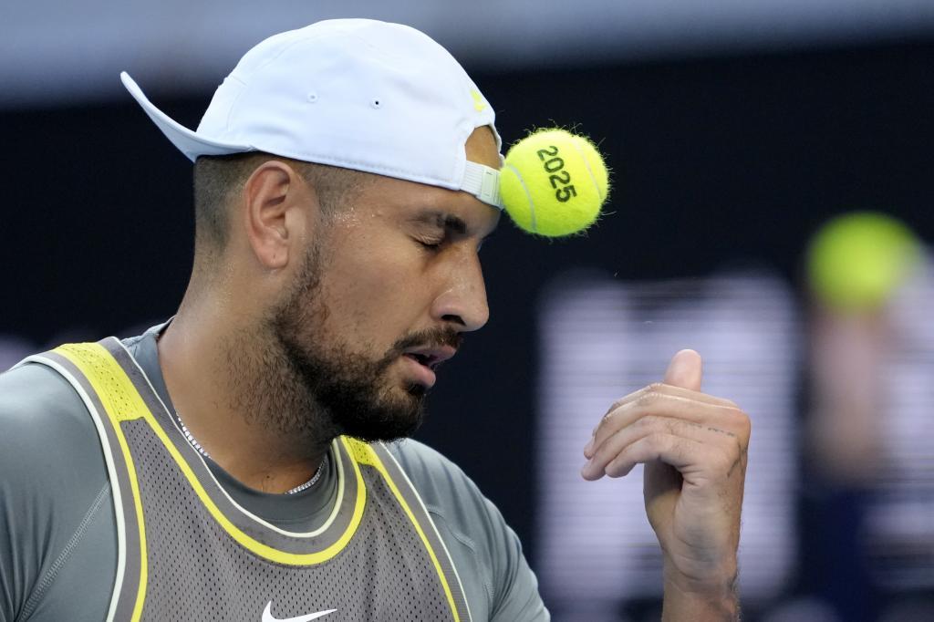 Nick Kyrgios of Australia.