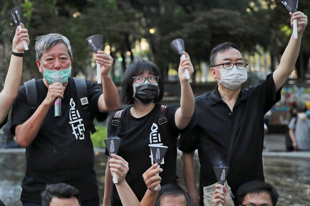 An event to remember those who died in the Tiananmen Square crackdown of 1989