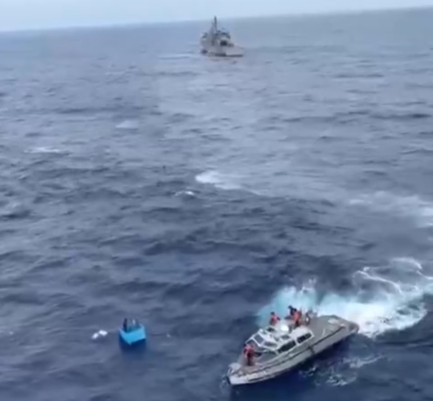 Two shipwrecked men survived five days at sea clinging to a cooler