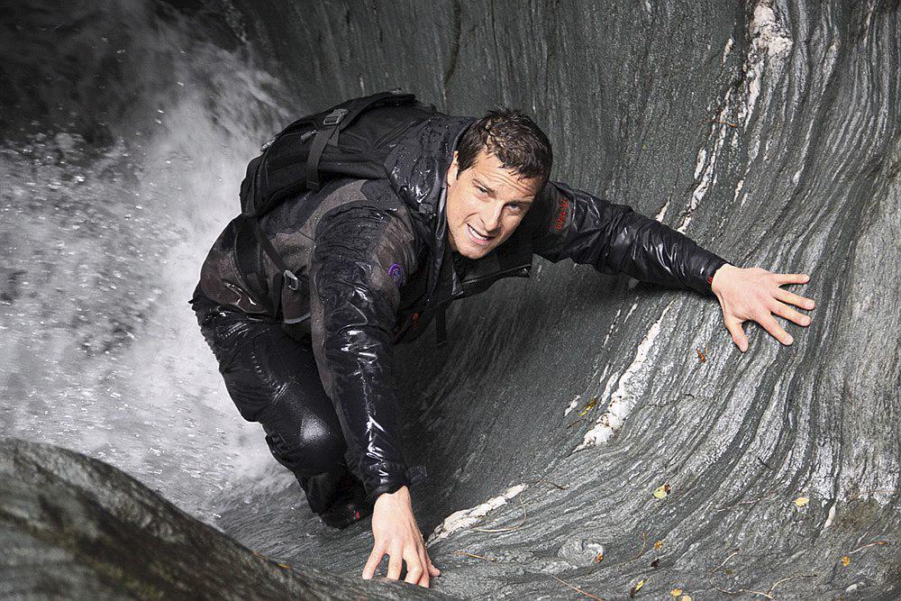 Bear Grylls, the adventurer from Man vs. Wild.