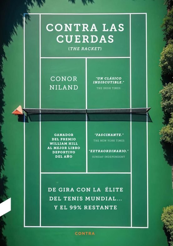 The former Irish tennis player, author of the book Against the Ropes