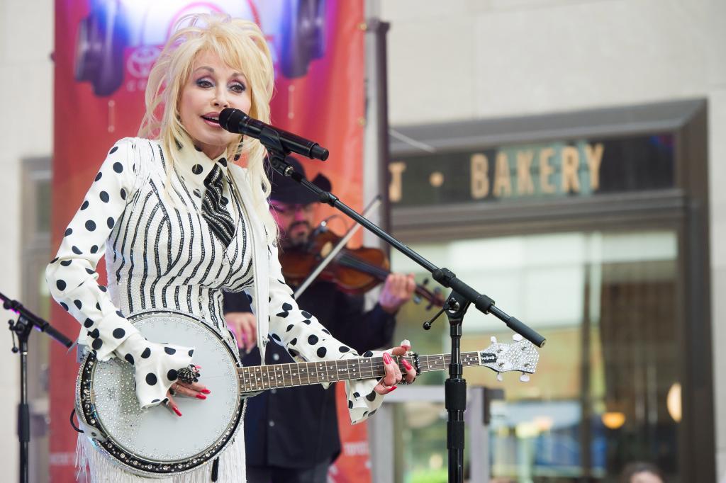 Dolly Parton performs on NBC's "Today" show in New York
