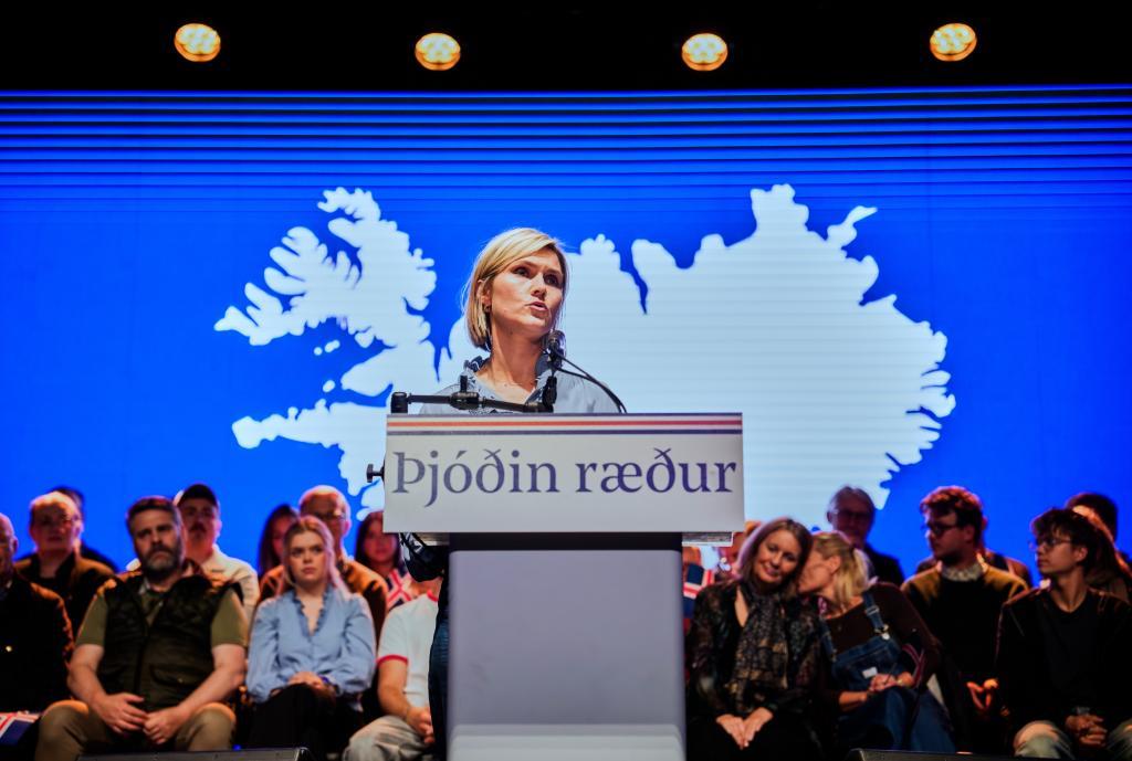 Icelandic Prime Minister Kristrun Frostadottir.