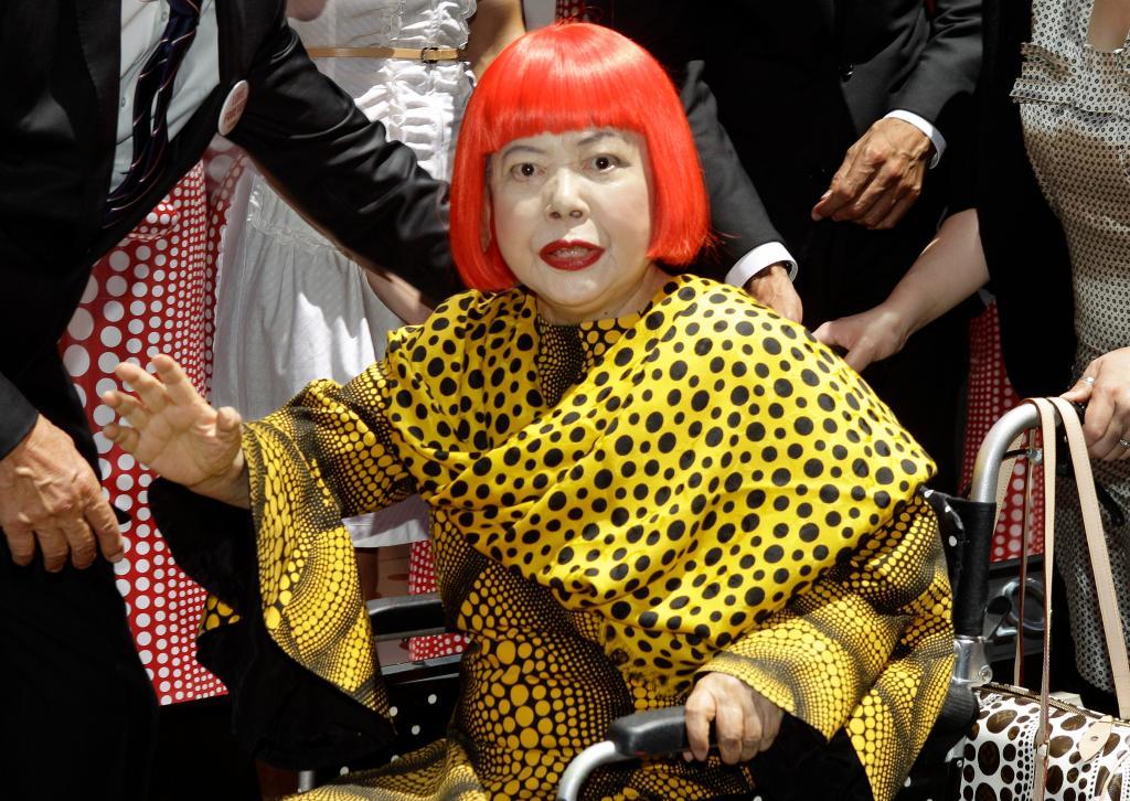 Japanese artist Yayoi Kusama.