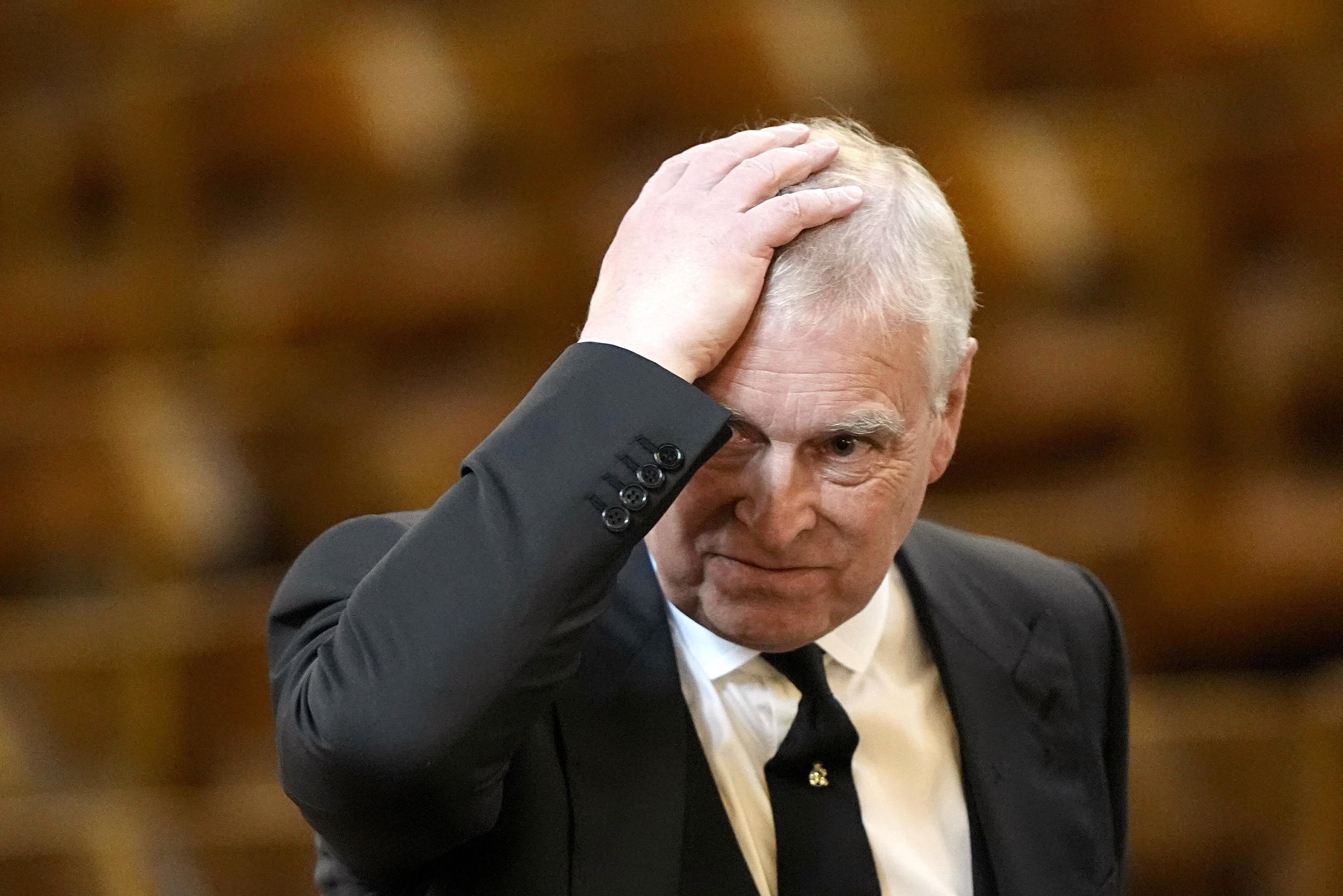 Former Prince Andrew.