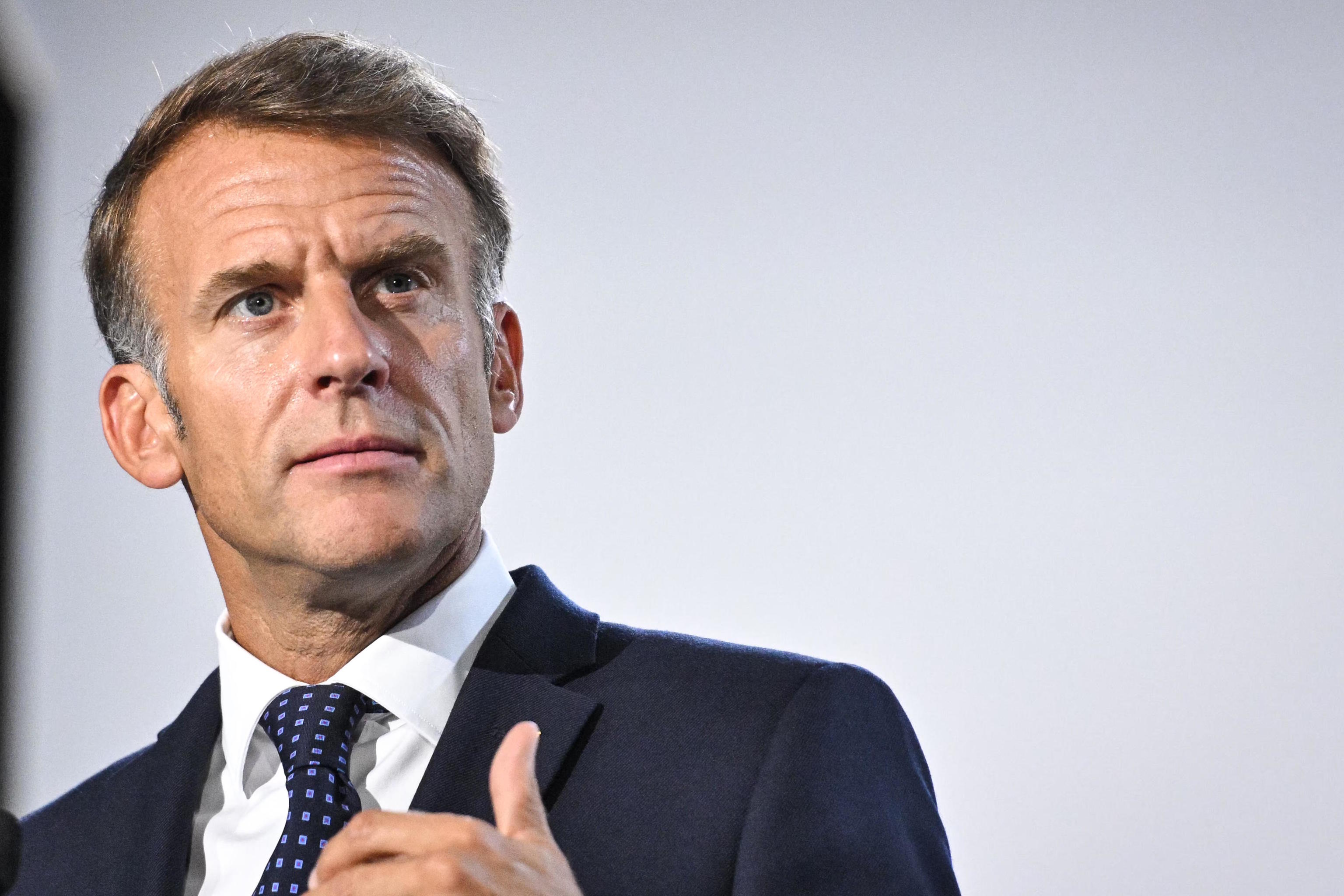 French President Emmanuel Macron.