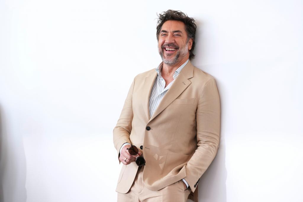 Javier Bardem poses for photographers at the photo call for the film 'Bunker'