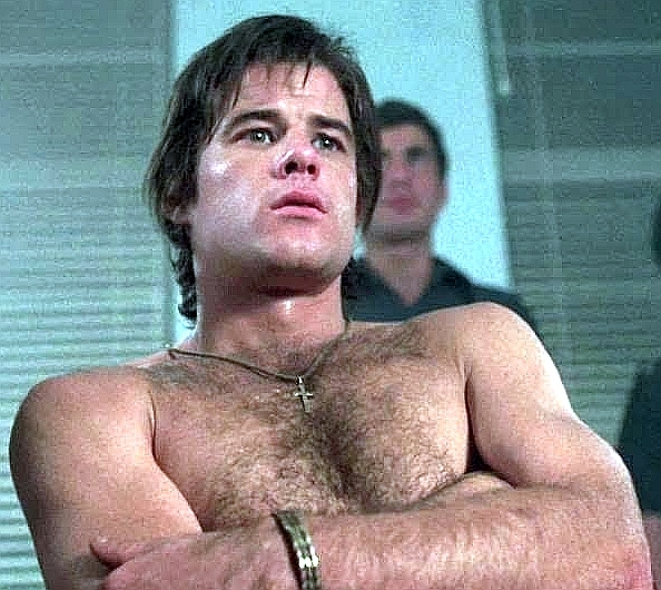 The actor Brad Davis during the movie Midnight Express'.