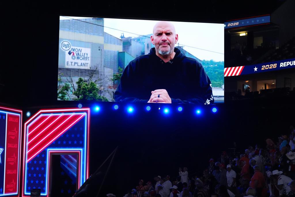 A video featuring Sen. John Fetterman, D-Pa.