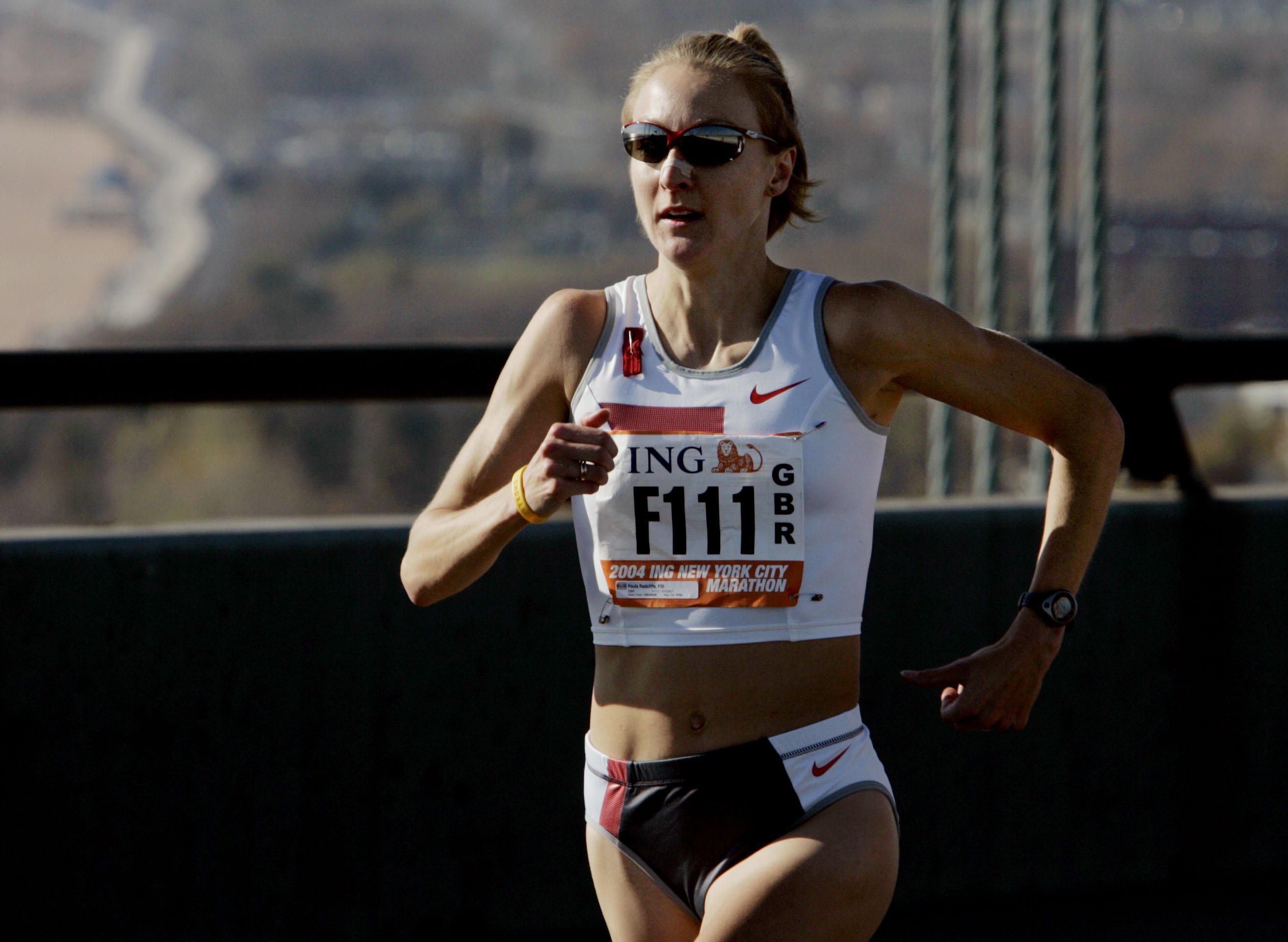 Paula Radcliffe suffered from stomach problems in London in 2005.
