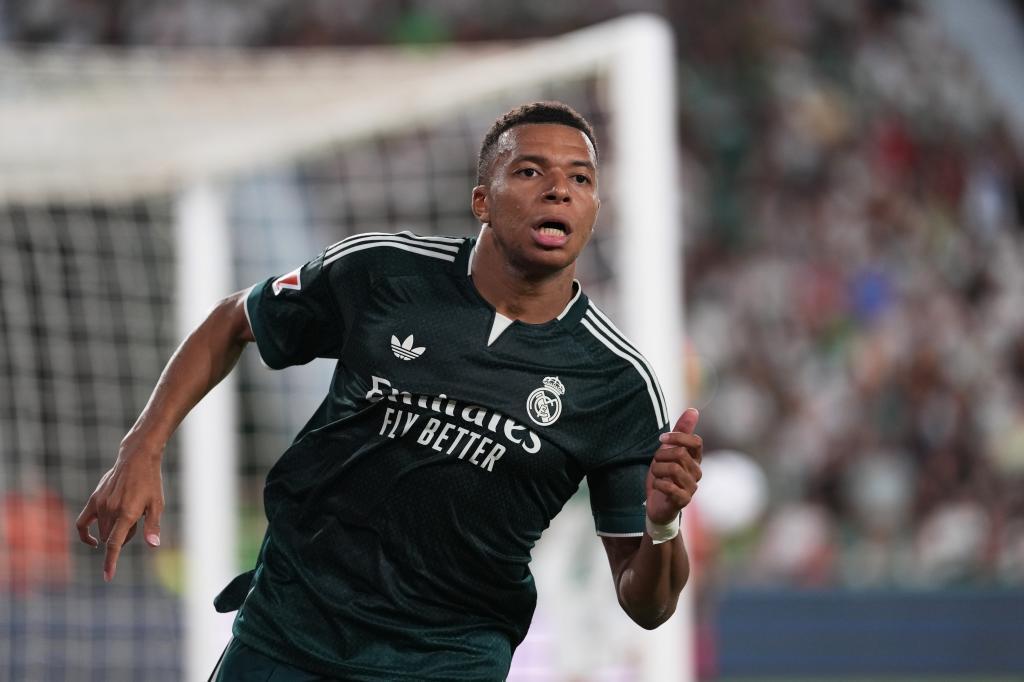 Real Madrid's Kylian Mbappe.